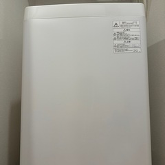 ☆お値段交渉可☆早い者勝ち【TOSHIBA】全自動洗濯機　2019年製造　6kg 一人暮らし　同棲　の画像