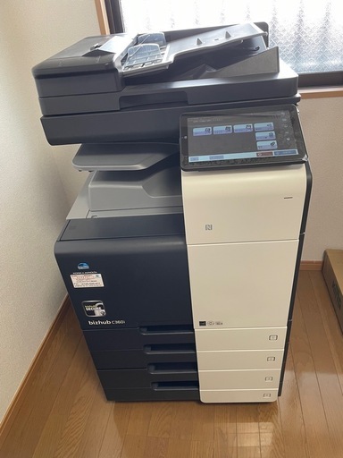 福岡市近郊限定 KONICA MINOLTA/コニカミノルタ A3対応 業務用カラー複合機 bizhub C360i 印刷枚数38837 トナー残あり