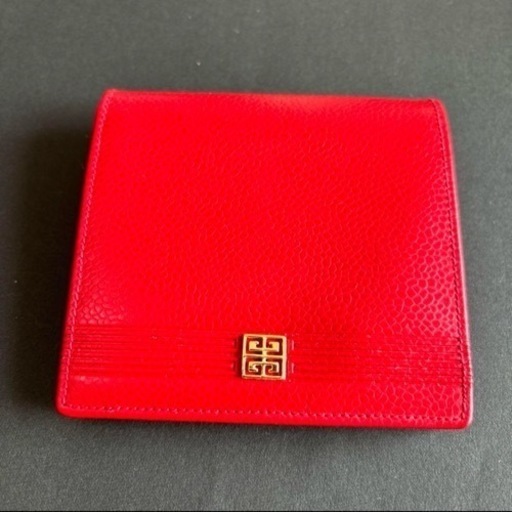 GIVENCHY ジバンシー 二つ折り財布 赤 美品