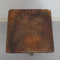 AZUMAYA 東谷 サイドテーブル ジェラルドサイドテーブルS 天然木 JW-101B 未使用品の画像