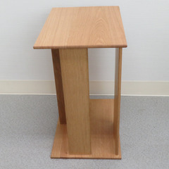 AZUMAYA 東谷 サイドテーブル 天然木 MTK-301NA 未使用品の画像