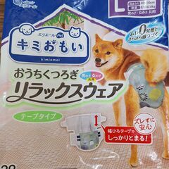 中型犬用オムツ（Lサイズ）（男の子女の子共用）