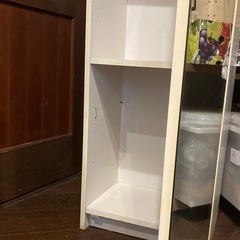 ミラー付きシューズクローゼットの画像