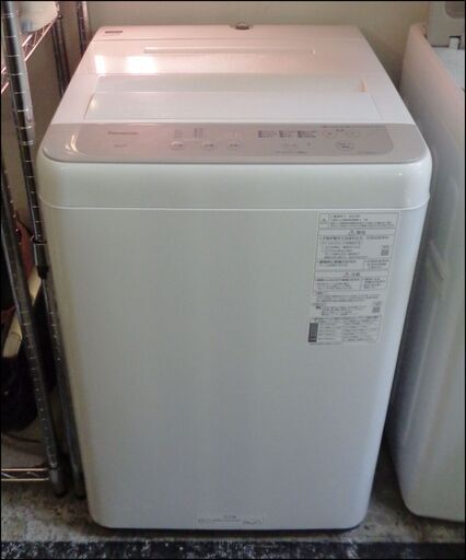 【￥25000-】パナソニック 全自動電気洗濯機 NA-F60B14 2021年製 6kg