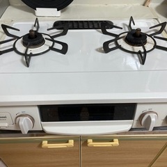 【購入者決定済み】二口ガスコンロ　幅56cm
