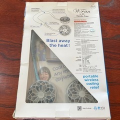 夏　夏グッズ　SPICE 携帯扇風機 ミニ扇風機 WFAN 首かけ扇風機 扇風機 hands-free ハンズフリー　の画像
