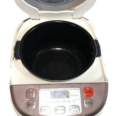 高級土鍋加工炊飯器 DT-SH1410-3 炊飯器 2〜6号炊き 100V 調理機器 生活家電 動作品 中古 家電の画像