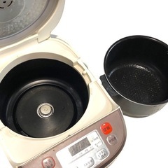 高級土鍋加工炊飯器 DT-SH1410-3 炊飯器 2〜6号炊き 100V 調理機器 生活家電 動作品 中古 家電の画像