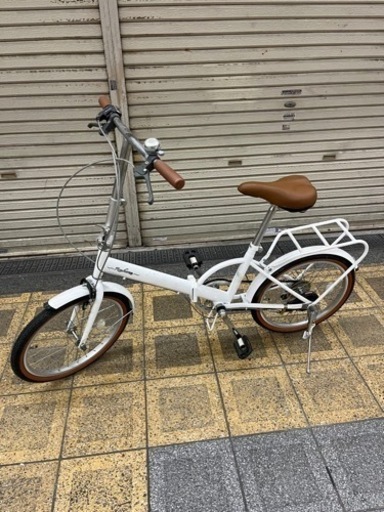 6速20インチ　折りたたみ自転車　美品