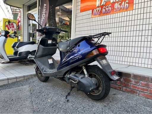 ★77000円　アドレスv100 CE13A 最終モデル！セル1 実働車　バッテリー新品！リアタイヤ新品！アドレス　小型　スクーター　2スト　