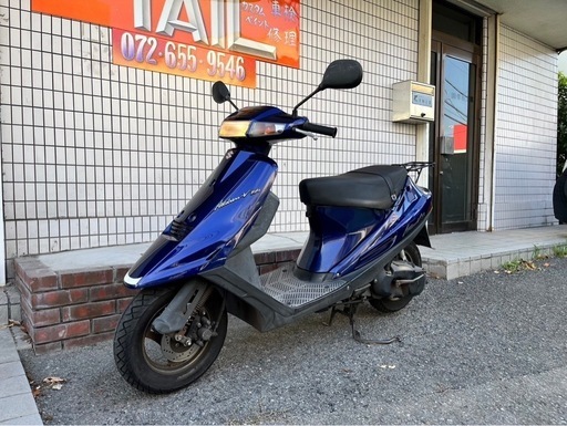 ★77000円　アドレスv100 CE13A 最終モデル！セル1 実働車　バッテリー新品！リアタイヤ新品！アドレス　小型　スクーター　2スト　