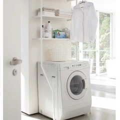 立て掛けランドリーシェルフ タワー（山崎実業） 