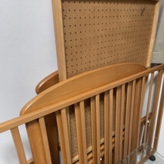 （差し上げます）ベビーベッド120×70サイズ