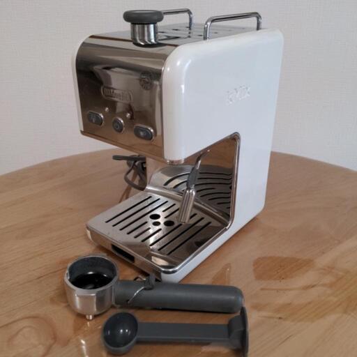 【DeLonghi】 ケーミックス ES020J-WH ホワイト エスプレッソ・カプチーノメーカー