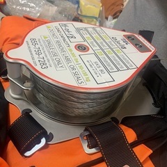 取引終了　亜鉛メッキ　ワイヤー25m