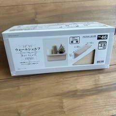 ニトリ　ウォールシェルフ　ホワイトウォッシュ