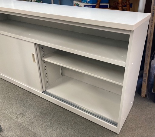 ジョインテックス カウンター書庫 カギ有 幅180cm 中古