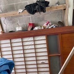 ふすま　9枚　障子　ガラス