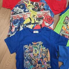 戦隊ヒーローTシャツ☆5枚の画像