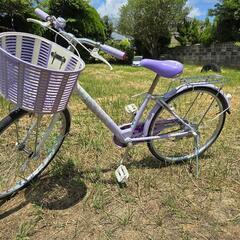 ブリジストン 女児用 自転車 パープル