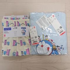 ドラえもん　110cmサイズ　半袖Tシャツ&ステテコ　セット売り