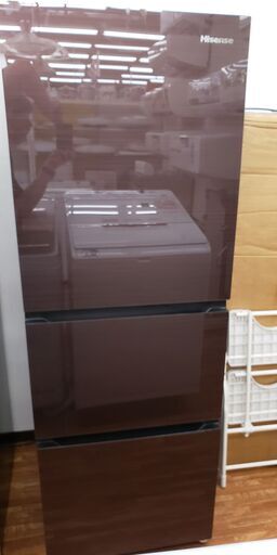 Hisense 2021年製 282L 3ドア冷蔵庫 HR-G2801BR