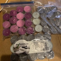 IKEA キャンドル　38mm径　73個
