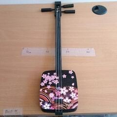 0801-213 三絃司きくおか　三味線　花がら