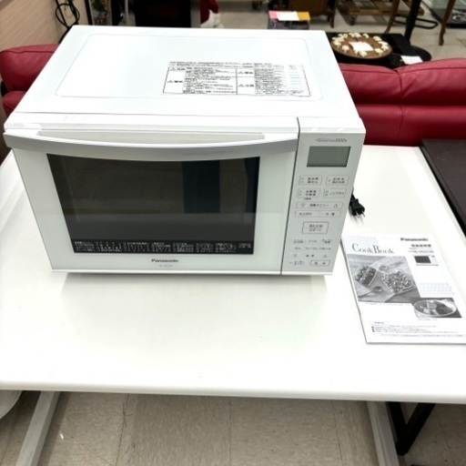 桐生店【現状品】j8-3 オーブンレンジ Panasonic パナソニック NE-MS236-W 2020年製