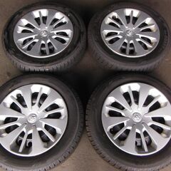 J17 ホイール付中古タイヤ トヨタ タンク ルーミー 等 バリ山 【4本SET総額15,000円!】 スタッドレス 165/65R14 ヨコハマ ICEGUARD iG60