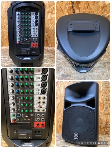 a(6577) ☆直接お引き取り限定☆ YAMAHA ポータブルPAシステム STAGEPAS 600BT Bluetooth対応 ス