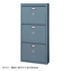 ロッカー風 靴箱 シューズラックの画像