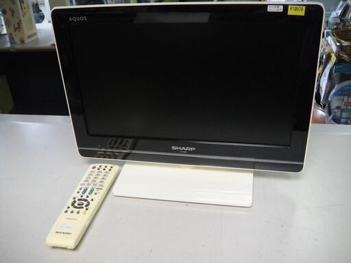 セール中につき、通常特価10,978円より20％引きの8,782円!　2011年製　シャープ　液晶テレビ　LC-16K5　16型　リモコン付き　TV