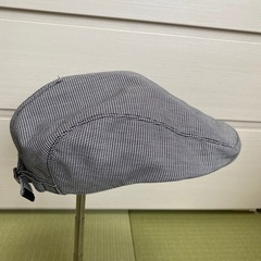 【決まりました】ハンチング帽　【千鳥格子柄・黄土色】の画像