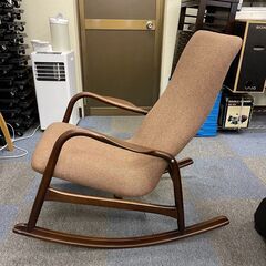 【中古品】大塚家具 秋田木工 ロッキングチェア 揺り椅子の画像