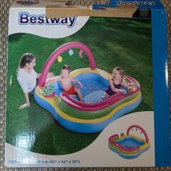 ビニールプール　子ども用　スクエアサイズの画像
