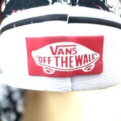 143/608 VANS バンズ キャンバス スニーカー スカル 26.5cm の画像