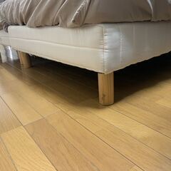 直接引き取り限定 脚付きマットレスベッド 2分割マットレスの画像