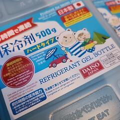 保冷剤ハードタイプ500g　10個（18cm×14cm×2cm）未使用の画像