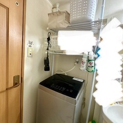洗濯機ラック ランドリー収納 8/11まで！の画像