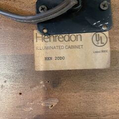 ◆🔶エリア限定 自社配送可能！🔶◆訳アリ品 USA 最高級 ヘンレドン HENREDON 照明付き ガラスキャビネット 飾り棚 キュリオケース カリモク ドレクセル ドマーニIDCの画像