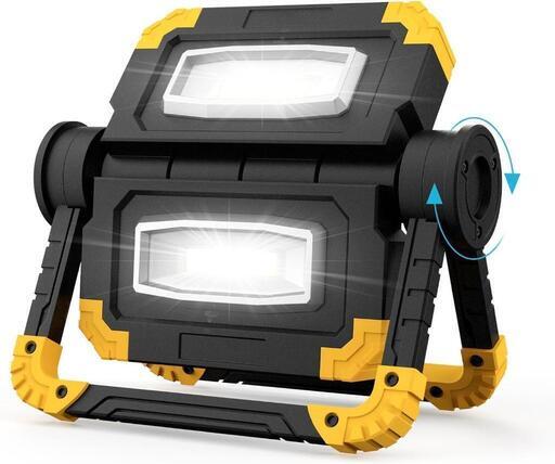 【新品未使用】LED作業灯 投光器 作業用ライト 360℃回転 5000mAh 200LM USB充電式