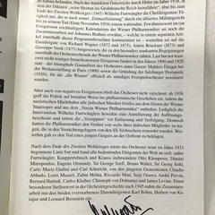 激レア❸ ／不明サイン？　2000小澤征爾ウィーンフィルコンサートプログラム美品 〜チケット付きの画像