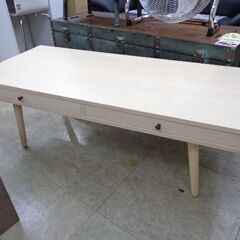 オーヤマ　リビングテーブル　引き出し付きの画像