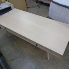 オーヤマ　リビングテーブル　引き出し付きの画像