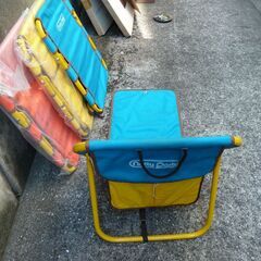 差し上げます 折りたたみ式　座椅子　アウトドア→商談中の画像