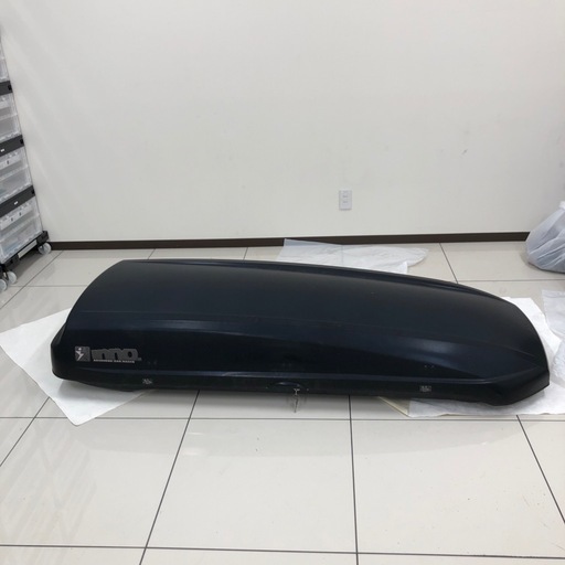 INNO イノー 汎用 ルーフボックス ルーフキャリア 鍵穴有 鍵付き 黒系   【送料】  東京、埼玉、群馬で日にちが合えば4800円にて配送します。