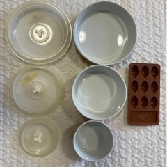 値下【未使用】くまのプーさん　保存容器兼食器セット　陶器　オマケ付の画像