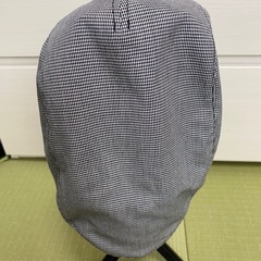 【決まりました】ハンチング帽　【千鳥格子柄・黄土色】の画像