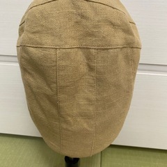【決まりました】ハンチング帽　【千鳥格子柄・黄土色】の画像